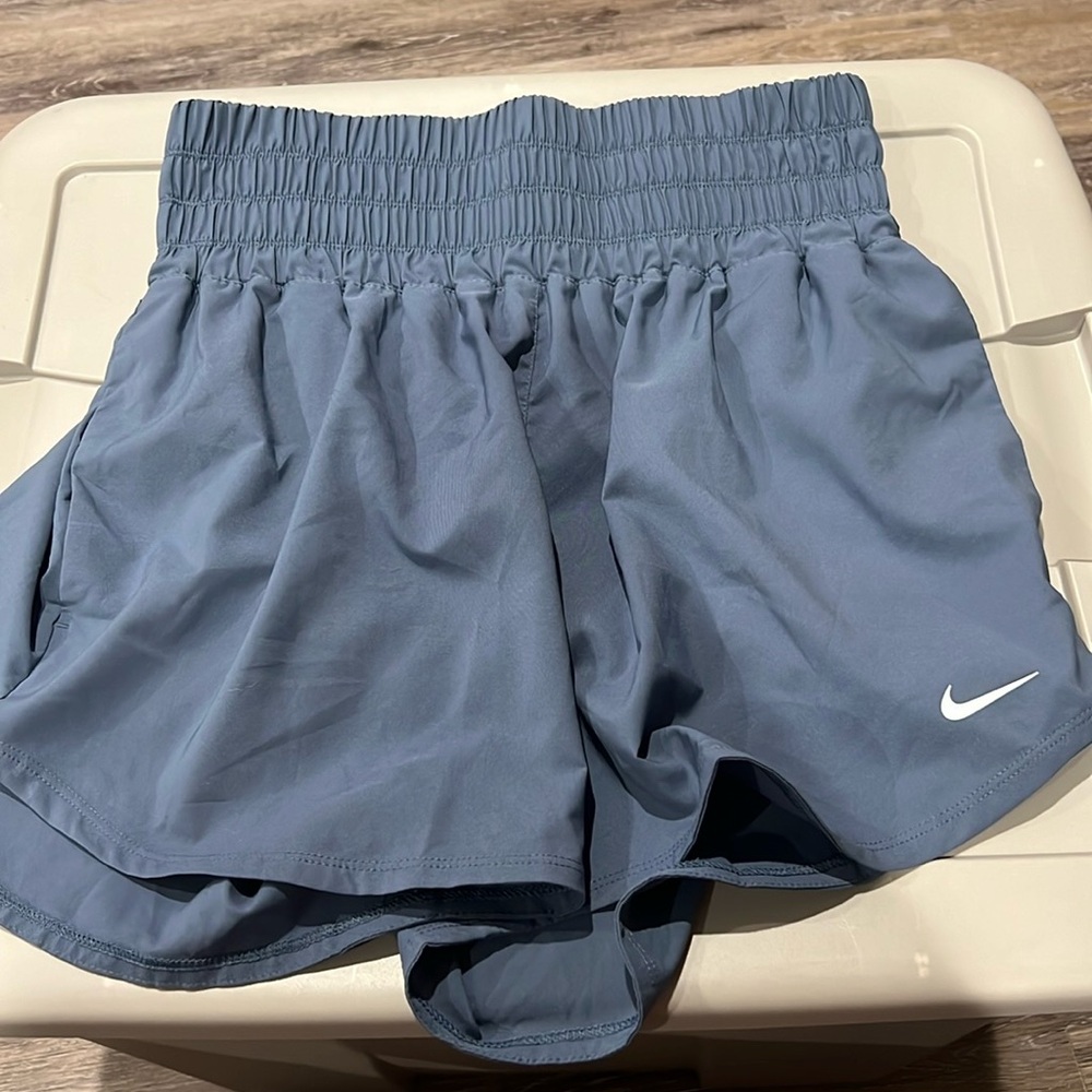 Nike slate blue athletic shorts